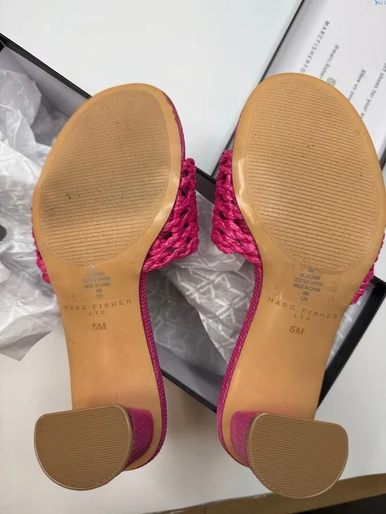 Marc Fisher LTD Women's Jazmine Woven Slip-On Sandals- Size 5M - Picture 9 of 10